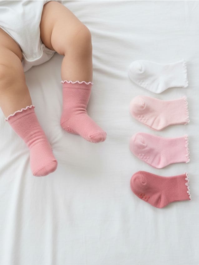 Sinsay - Șosete antiderapante 5 pack - multicolor