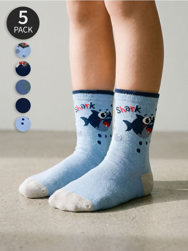 Sinsay - Șosete din bumbac cu motiv marin - multicolor