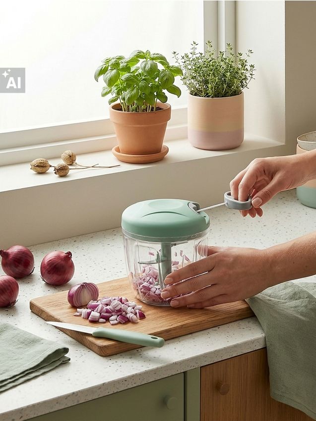 Sinsay - Tocător manual pentru legume - verde-deschis