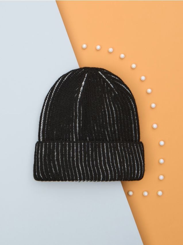 Sinsay - Čiapka beanie - čierna