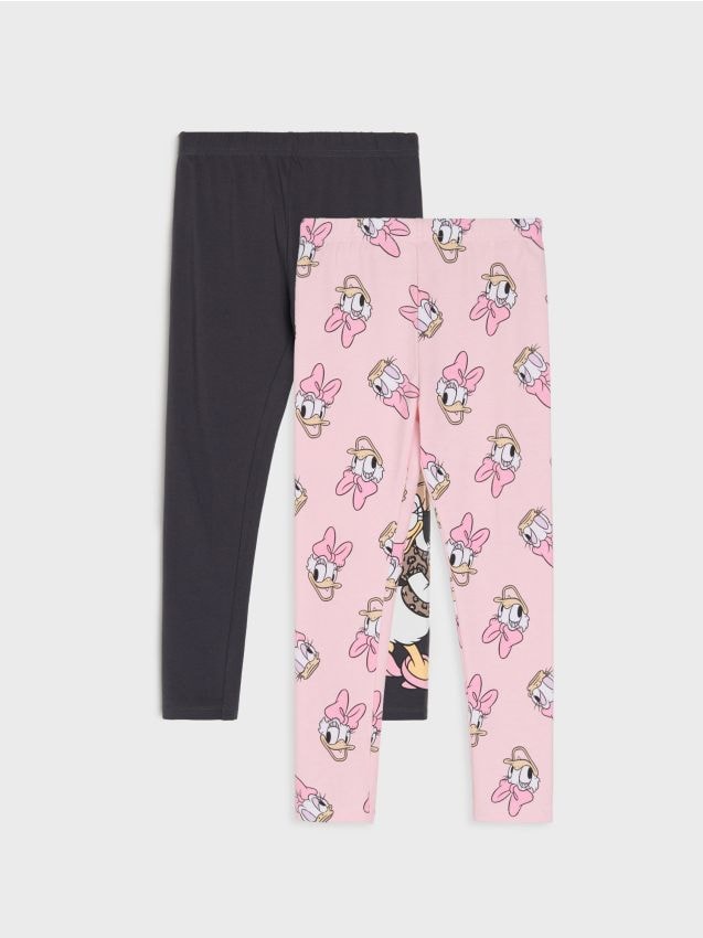 Sinsay - Legginsy 2 pack Daisy - różowy