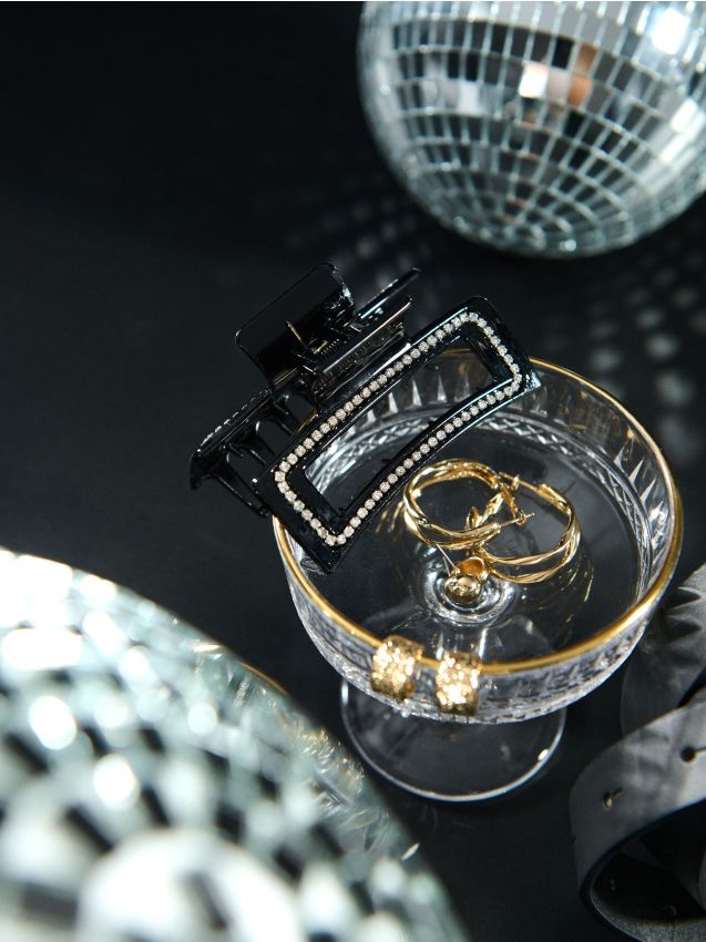 Sinsay - Spona do vlasov - čierna