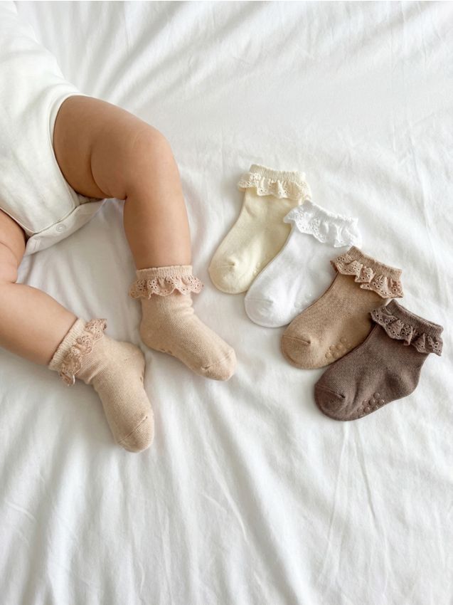 Sinsay - Set de șosete antiderapante cu volănaș, 5 pack - multicolor