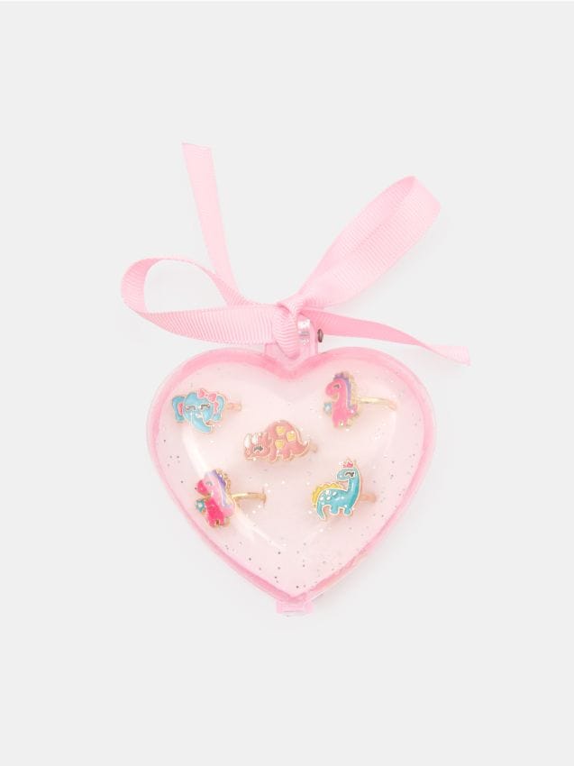 Sinsay - Súprava 5 prsteňov - viacfarebná