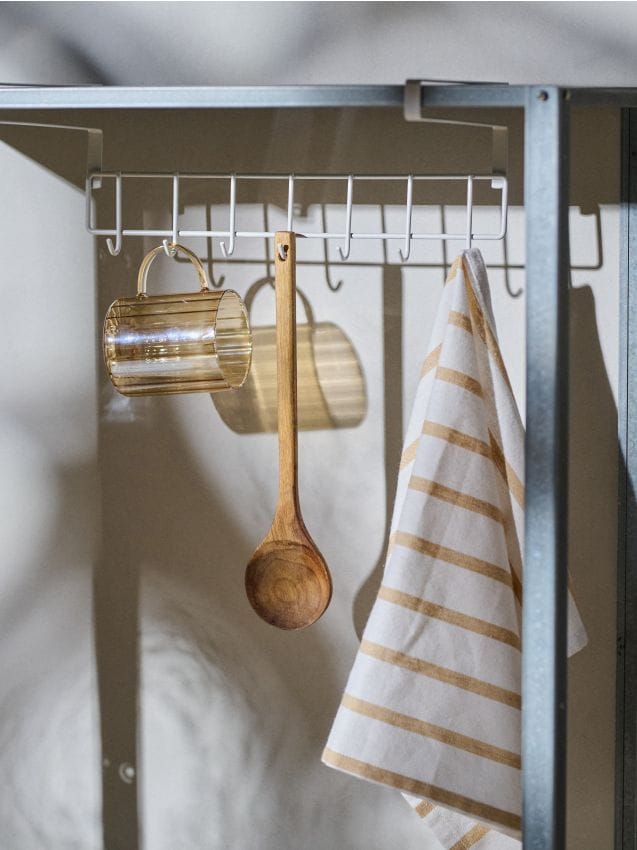 Sinsay - Organizator de bucătărie suspendat cu cârlige - alb