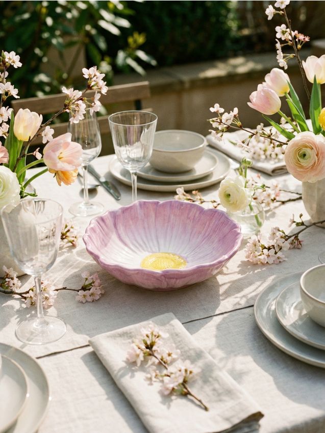 Sinsay - Bol în formă de floare - multicolor