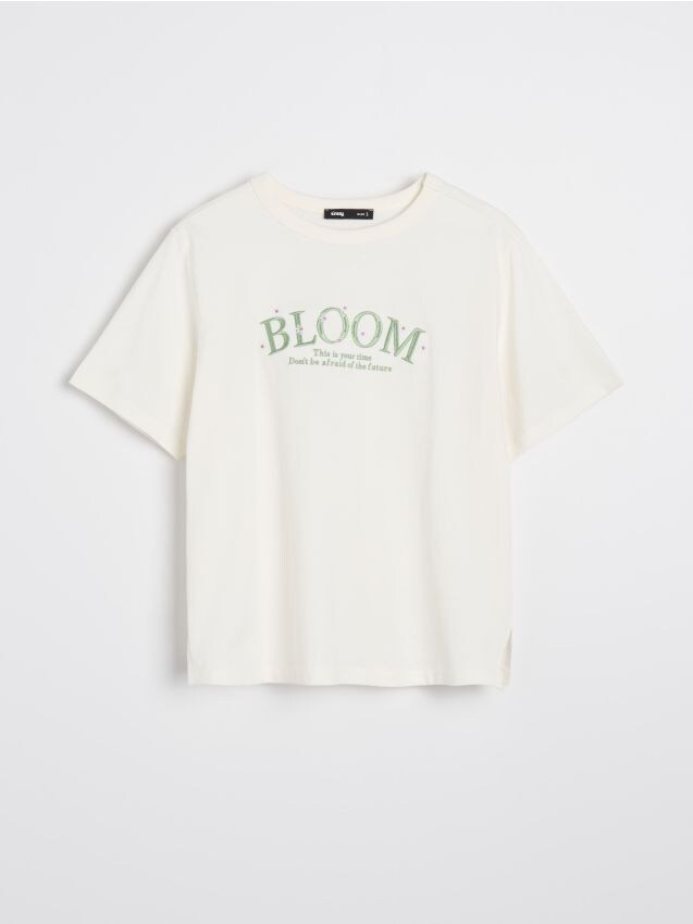 Cecil Maglietta Donna Ausbrenner Con Scritta: Effetto Bruciato Semitrasparente, Girocollo, Morbida, Casual