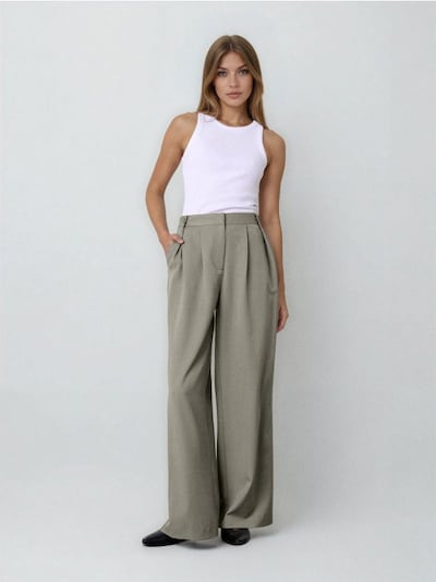Wide leg pantalone