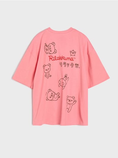 Pamučna majica sa printom na leđima