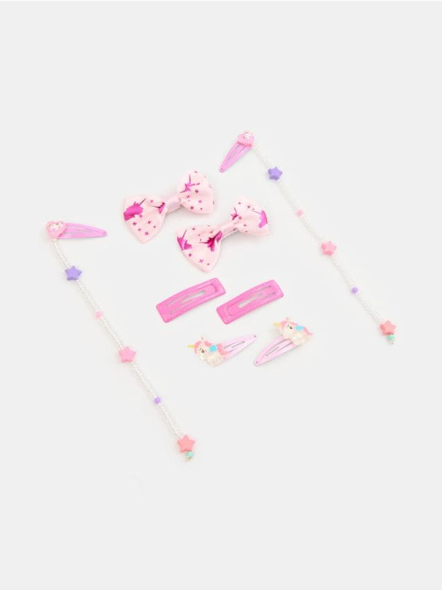 Sinsay - Set de agrafe pentru păr 8 bucăți - multicolor