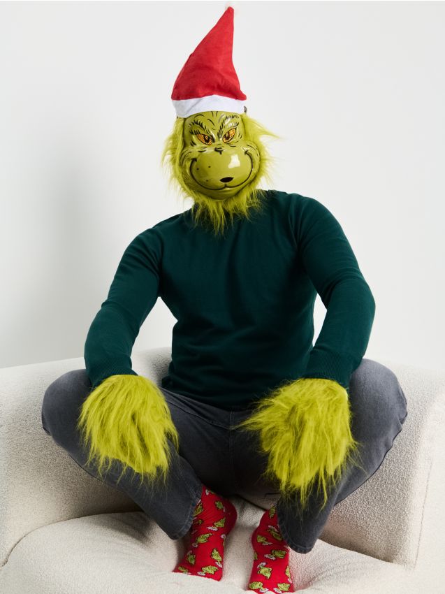 Sinsay - Kostým Grincha - žlto-zelená