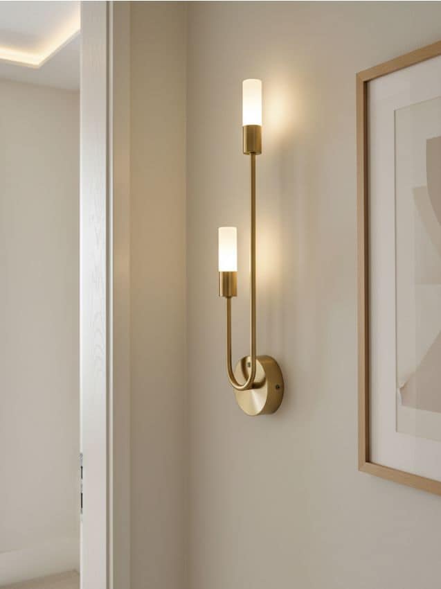 Sinsay - Nástenná lampa - zlatá