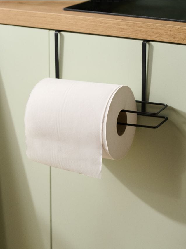 Sinsay - Suport de bucătărie pentru prosoape de hârtie - negru