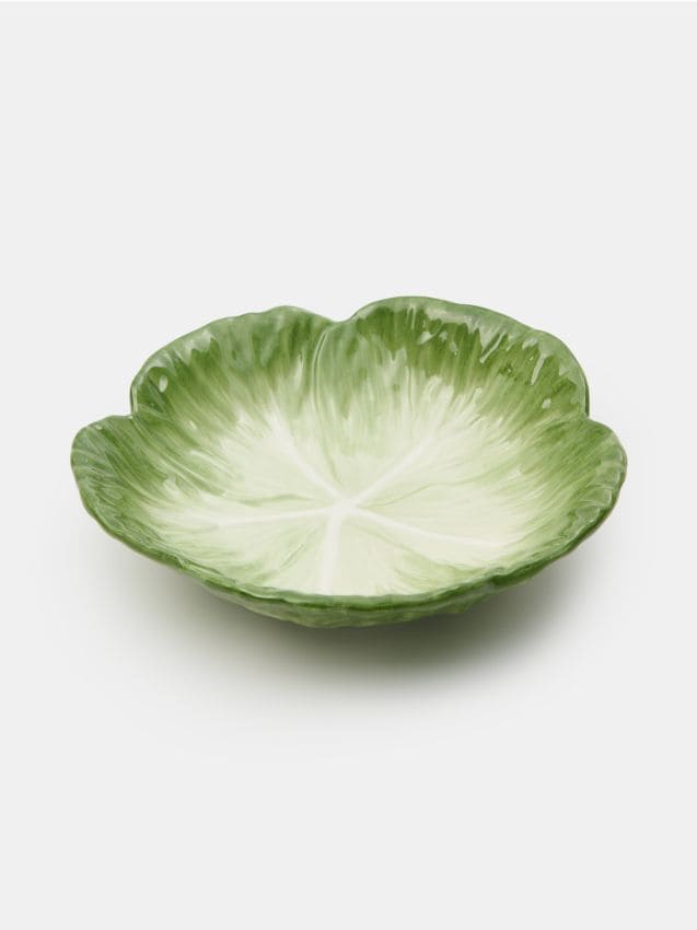 Sinsay - Bol din dolomit în formă de frunză - verde