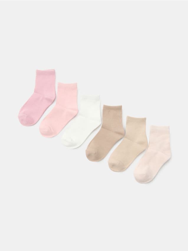 Sinsay - Șosete cu bumbac 6 pack - multicolor