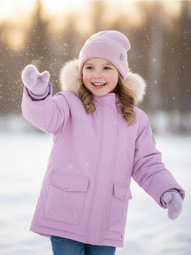 Sinsay - Bunda s kapucňou - levanduľová