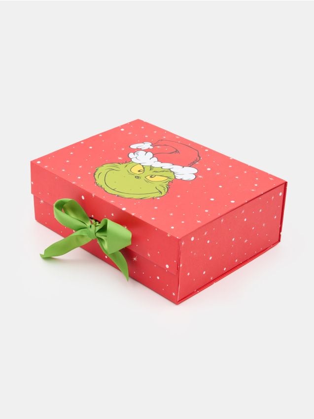 Sinsay - Darčeková škatuľka Grinch - červená