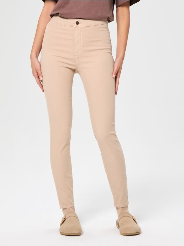Sinsay - Rifle skinny - odtieň pšenice