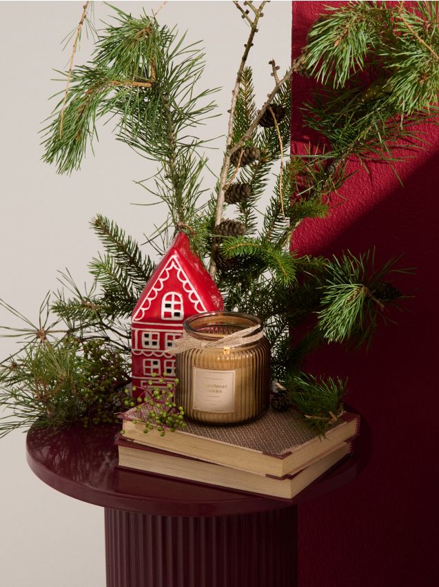 Sinsay - Vonná sviečka Gingerbread Cookies - béžová