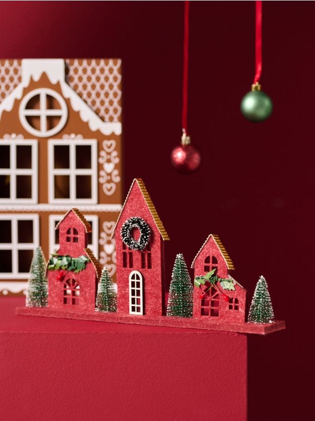 Sinsay - Vianočná ozdoba - bordová