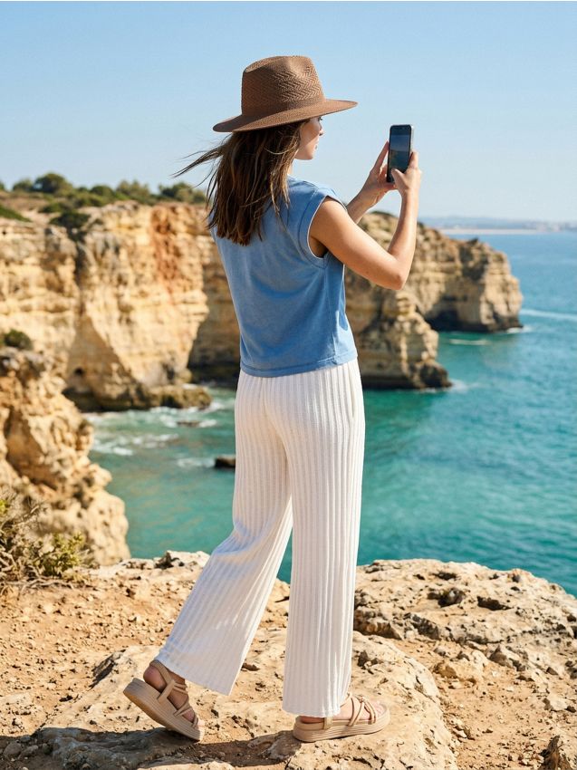 Sinsay - Tricou din bumbac basic - albastru-pal