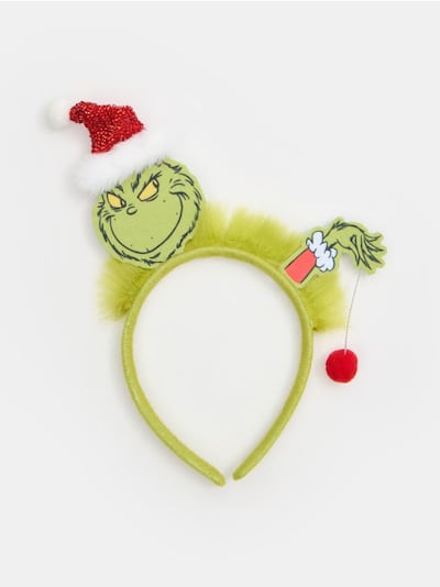 Bentiță de păr Grinch