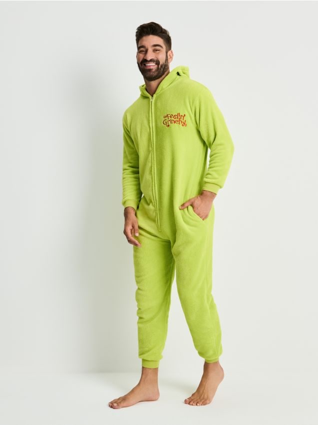 Sinsay - Costum Grinch - verde-gălbui