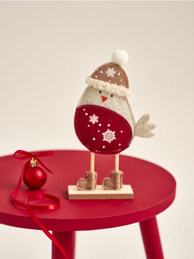 Sinsay - Vianočná ozdoba - bordová