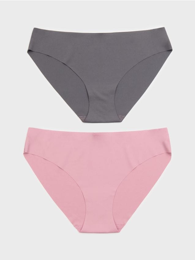 Sinsay - Chiloți fără cusături 2 pack - multicolor