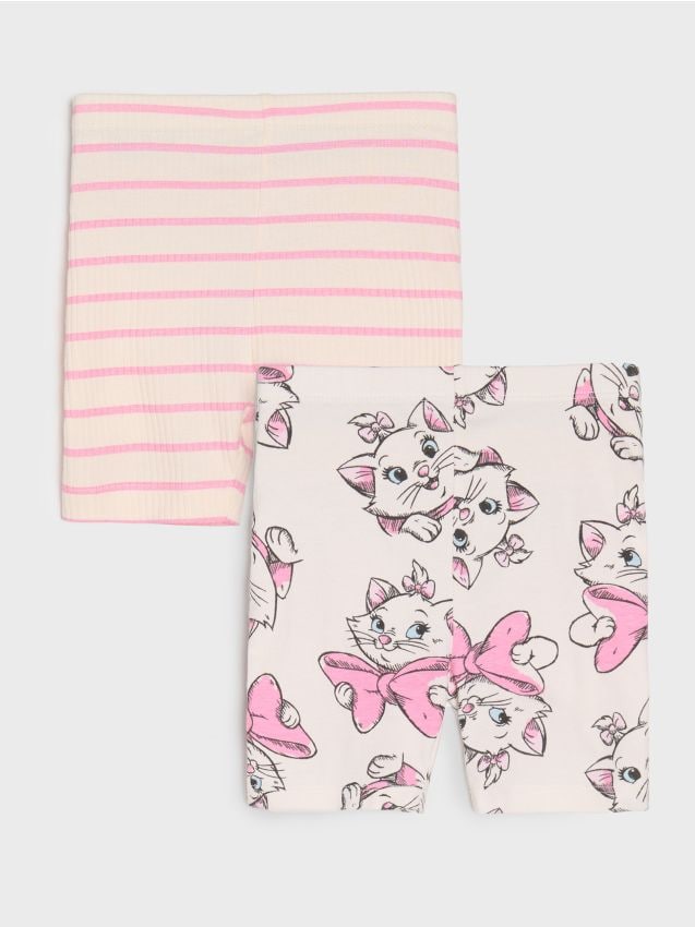 Sinsay - Krótkie legginsy 2 pack The Aristocats - pomarańczowy
