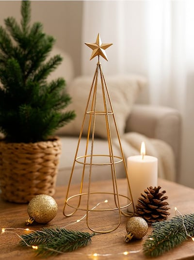 Різдвяна декорація у вигляді деревця з зіркою