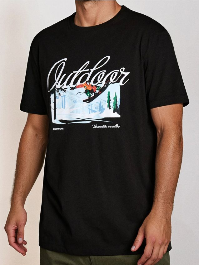 Sinsay - Tričko s krátkym rukávom - čierna