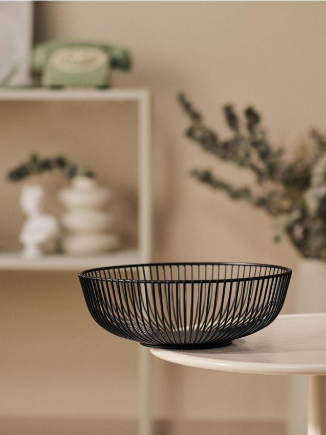 Sinsay - Bol decorativ ajurat - negru