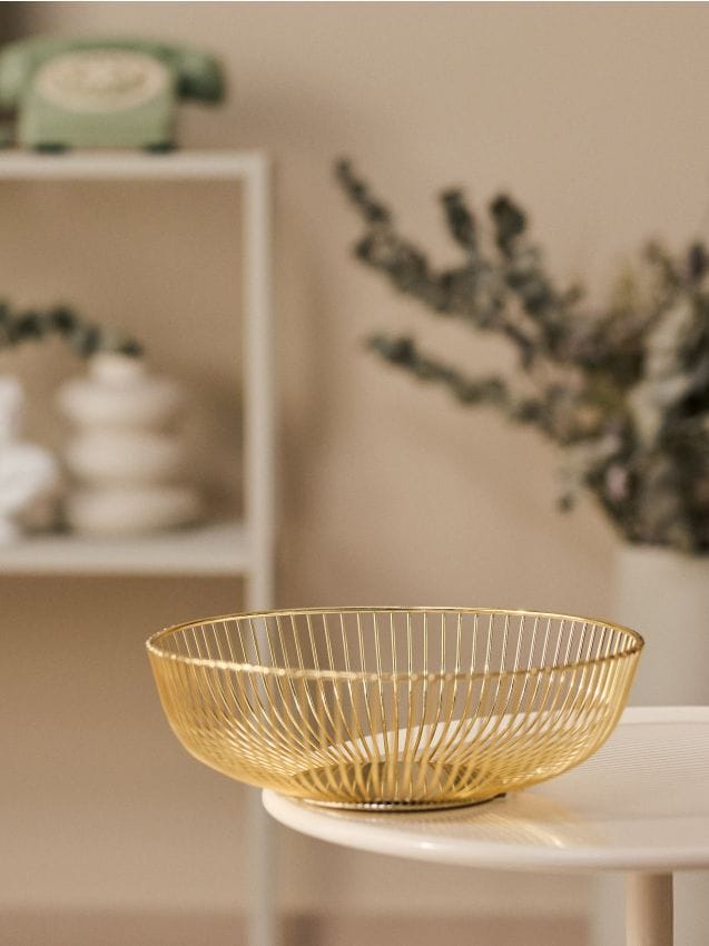 Sinsay - Bol decorativ ajurat - auriu