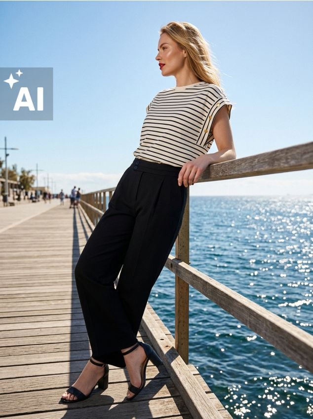 Sinsay - Tricou din bumbac în dungi - multicolor
