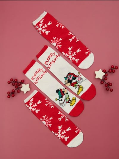 2 kojinių porų pakuotė Mickey Mouse