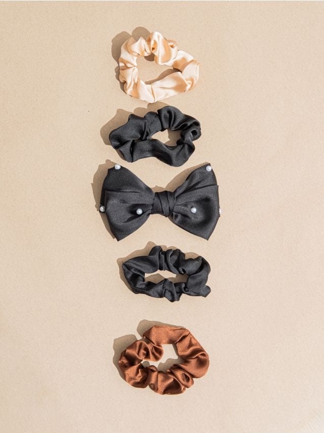 Sinsay - Gumičky do vlasov 5 pack - viacfarebná