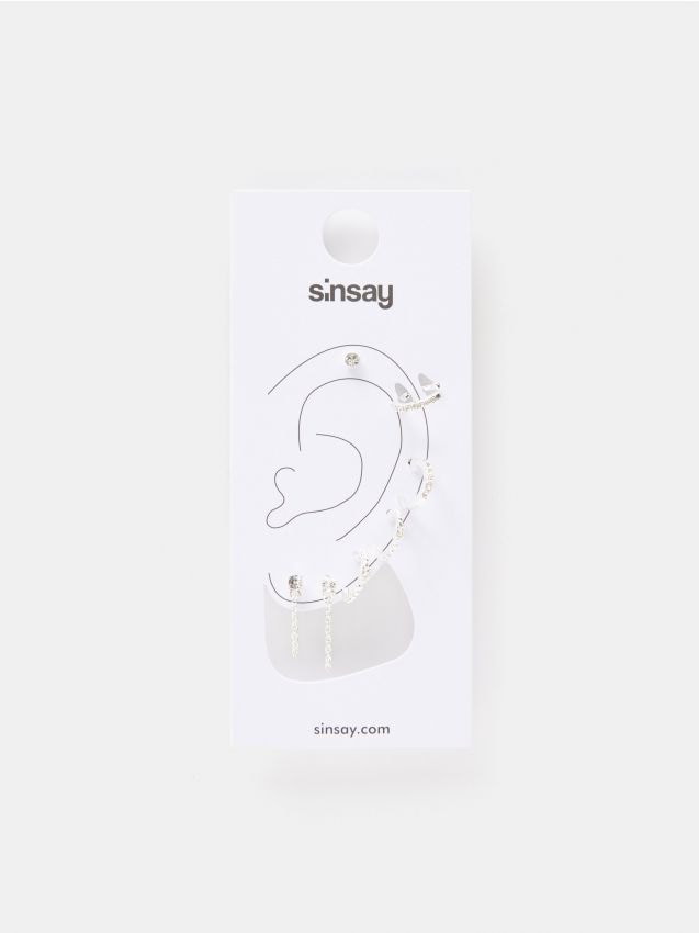 Kolczyki 7 pack - SINSAY