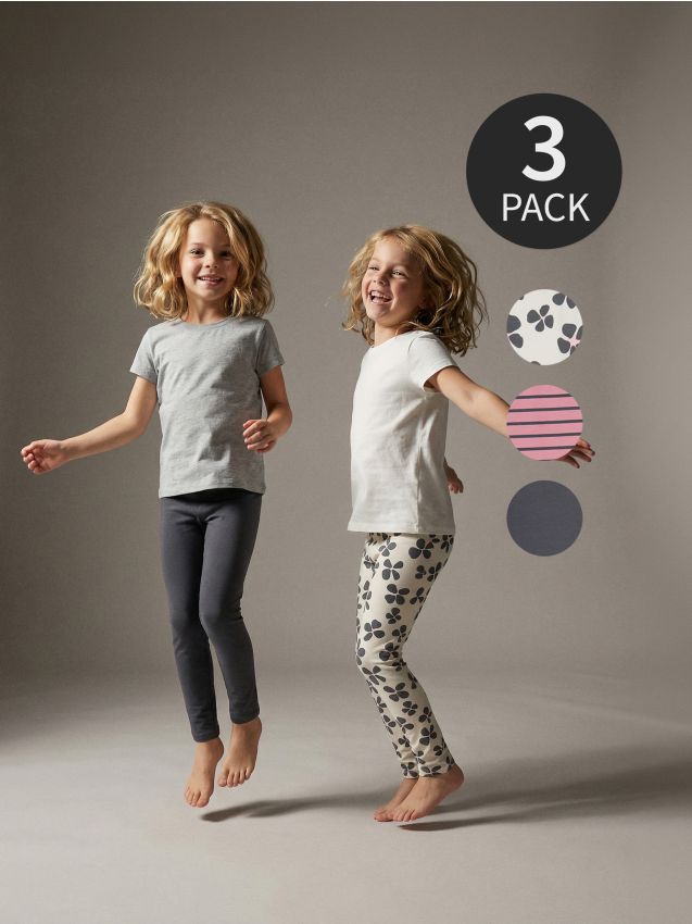 Sinsay - Set de 3 perechi de colanți - multicolor