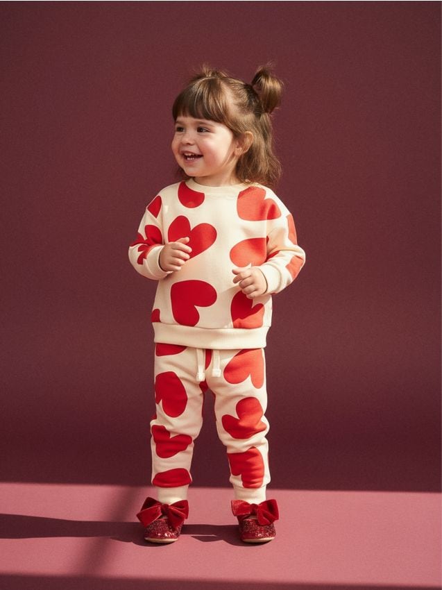 Sinsay - Hanorac cu guler rotund - crem