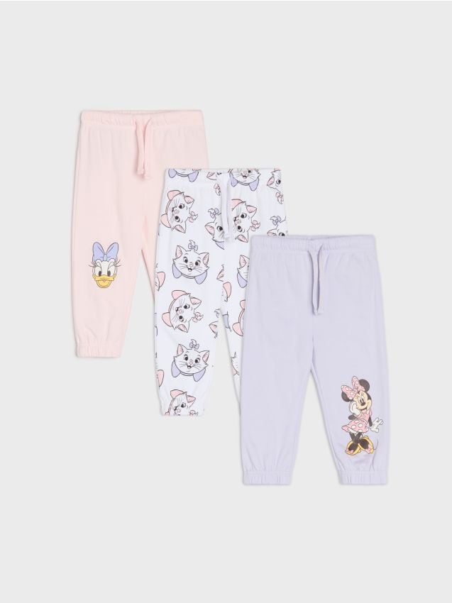 Sinsay - Pamučne jogger hlače 3 pack Disney