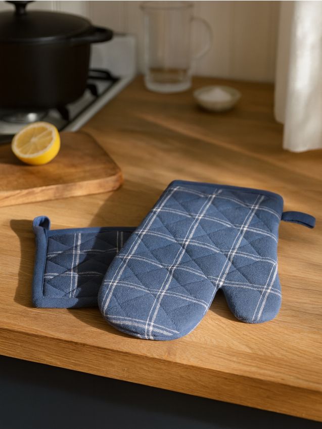 Sinsay - Kuchynská rukavica a chňapka - tmavomodrá