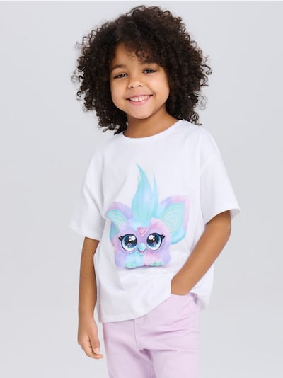 Puuvillane t-särk pildiga FurReal Friends