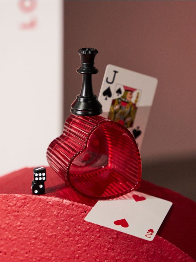 Sinsay - Svietnik v tvare srdca - červená