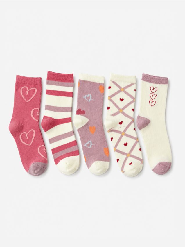 Sinsay - Set 5 perechi șosete cu bumbac - multicolor