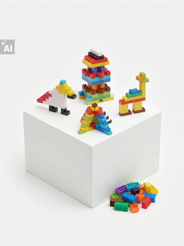 Sinsay - Set de cuburi - multicolor