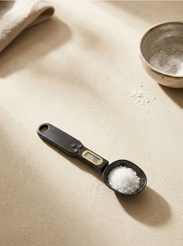 Sinsay - Lingură digitală de măsurare cu cântar - negru