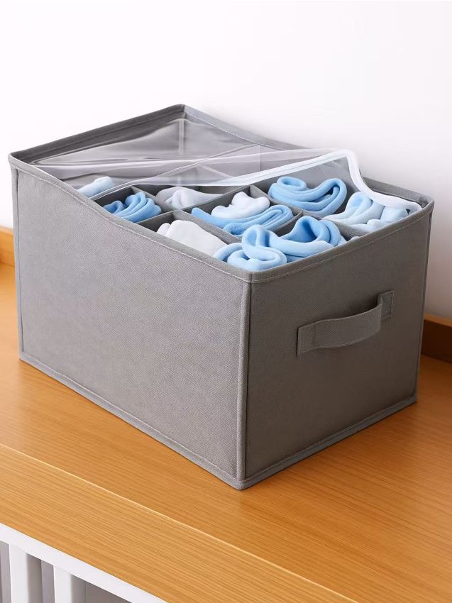 Sinsay - Organizator textil pentru pantofi cu compartimente - gri deschis