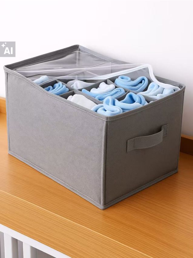 Sinsay - Organizator textil pentru pantofi cu compartimente - gri deschis