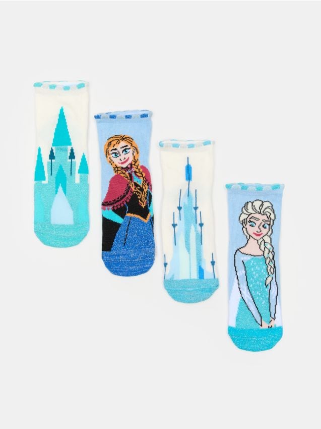 Sinsay - Súprava 4 párov ponožiek Frozen - viacfarebná